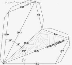 the diagram shows how to make an origami box with two sides and one end