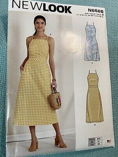 a woman's dress sewing pattern from the new look magazine, no 538