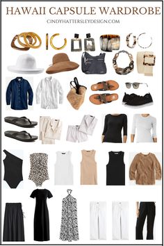 How to Rock an Over 50 Travel Wardrobe-Hawaii - Cindy Hattersley Design Planning 2023, Travel Capsule Wardrobe Summer, Cindy Hattersley, Outfit Planning, Hawaii Outfits, Hawaii Trip, Travel Capsule Wardrobe, Travel Capsule, Vacation Wardrobe