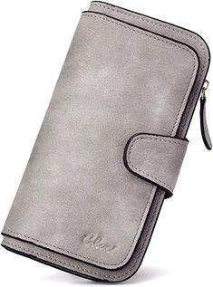 Faux Leather lining    Zipper closure    [Main Material]: CLUCI women wallet is made of high quality synthetic leather, upgraded fabric lining and metal zipper make it more luxury. Wallet gets even nicer with age.    [Internal Structure]: 4 Cash Slot Pockets + 1 Interior Zipper Pocket + 2 Photo Slots + 14 Card Slot Pockets. Practical multi slots are enough to hold cash, credit cards, coin, and other small things. Multi-storey fold is designed for you to keep your things organized well, make it Women Wallet, Wallets For Women Leather, Luxury Wallet, Ladies Clutch, Trifold Wallet, Small Things, Metal Zipper, Synthetic Leather, Wallets For Women