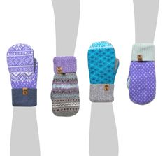 Sewing Pattern: Create classic mittens from old sweaters! Featuring a rounded top, ribbed wrist cuffs, and optional color-blocked back panels. Perfect for chilly days! ♻️❄️ #SewingPatterns #Upcycling #Mittens Mittens Sewing Pattern Free, Mittens From Old Sweaters, Mittens Sewing Pattern, Sewing Pattern Free, Old Sweater