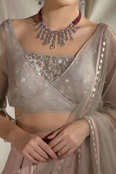 Buy Grey Silk Embroidered Floral Round Blouse With Lehenga And Dupatta For Women by Neha & Tarun Online at Aza Fashions. Elegant Floor-length Blouse With Resham Embroidery, Party Sets With Intricate Embroidery In Tissue Silk, Party Sets With Intricate Embroidery On Tissue Silk, Elegant Unstitched Lehenga With Blouse, Elegant Georgette Sharara With Unstitched Blouse, Elegant Organza Blouse For Navratri, Elegant Festive Lehenga With Unstitched Blouse, Elegant Choli For Reception, Elegant Festive Sets With Unstitched Blouse