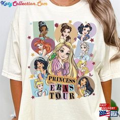 Princess The Eras Tour Comfort Colors Shirt Disney Tee Characters Sweatshirt Classic Check more at https://katycollection.com/product/princess-the-eras-tour-comfort-colors-shirt-disney-tee-characters-sweatshirt-classic/ Midnights Sweatshirt, Princess Era, Vintage Disney Princess, Eras Tour Shirt, Disney Tee, Disney Tees, Comfort Colors Shirt, Disney Funny, Travel Shirts