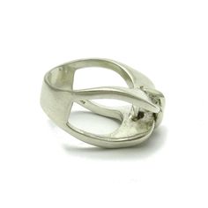 Sterling silver ring - R000510. Stamped 925. Approximate weight 12.2 grams. Top width 1.4cm (0.56 inches). All our jewels are made from solid sterling silver 925/1000 and are carefully crafted by hand in our family workshop. We dispatch your orders in 5 working days, worldwide and the postage is $5. We ship registered priority mail. Please allow 5-7 working days for delivery in Europe and 10-15 working days outside Europe. For any questions - please do not hesitate to contact me! Sterling Silver Dome Ring With Open Band, Sterling Silver Open Band Silver Ring, Sterling Silver Ring With Open Band In Silver Color, Silver Sterling Silver Ring With Open Band, Silver Dome Ring With Open Band For Anniversary, Silver Open Band Dome Ring For Anniversary, Silver Wide Band Ring With Polished Open Band, Silver Wide Band Ring With Polished Finish For Promise, Silver Wide Band Ring With Polished Finish