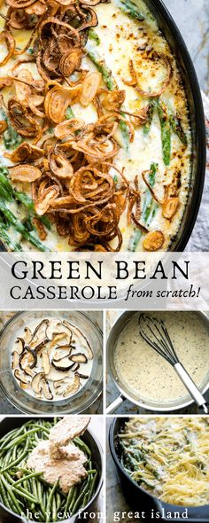 green bean casserole from scratch recipe