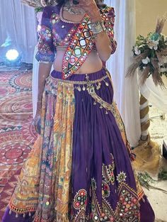 Ghagra Blouse, Garba Choli, Navratri Outfits, Kutchi Work, Indian Closet, Garba Dress, Navratri Garba, Desi Dress, Kutch Work Designs