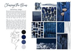 an article about blue and white colors in the book changing the blues by person with their hands on his chest