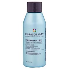 Pureology Strength Cure Conditioner 1.7 oz / 50 ml Conditioner For Damaged Hair, Shampoo For Damaged Hair, Lavender Honey, Isopropyl Alcohol, Hair Help, Color Treated Hair, Damaged Hair, Vanilla