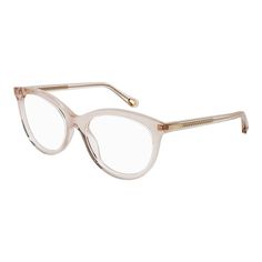 Chloe Ch 0117o 003 Transparent Pink Plastic Cat-Eye Eyeglasses 52mm Chloe Paraty, Giorgio Armani Sunglasses, Large Sunglasses, Chloe Sunglasses, Toned Women, Heart Sunglasses, Tortoise Sunglasses, Brown Sunglasses, Butterfly Sunglasses