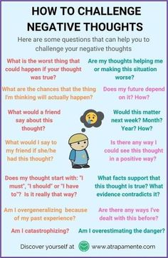 Challenge Negative Thoughts, Mental Health Therapy, Mental Health Counseling, Counseling Resources, Therapy Worksheets, Cognitive Behavioral Therapy, Behavioral Therapy, Mental And Emotional Health