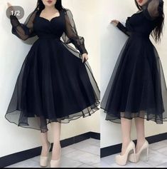 Plus Size Elegant Dresses Classy, Dresses Elegant Short, Pretty Black Dresses, Simple Long Dress, Party Wear Gowns, Western Dresses For Women, Long Frock Designs, Black Dresses Classy, Frock For Women