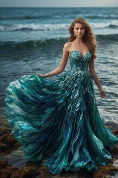 Dazzle in an Aquatic Dream! ✨

Mesmerize with our collection of stunning aquatic-inspired dresses. From flowy gowns that cascade like waterfalls to dresses with shimmering scales that glint like sunlight on the ocean, find the perfect ensemble to turn heads at your next event.

#aquaticdress #underwaterwedding #oceaninspired #greendress #bluedress #promdress #gala #eveningdress #fantasyfashion #whimsicaldress #aquaticdress #aquatic #dress Underwater Wedding, Make Your Own Makeup, Whimsical Dress, On The Ocean, Layers Of Skin, Organic Hair, Ocean Inspiration, Fantasy Fashion, Limited Time Offer