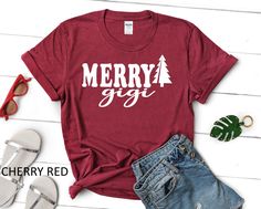 Nana T Shirts, Nana Shirts, Merry Christmas Shirts, Cute Christmas Gifts, Xmas Shirts, Family Christmas Shirts, Women Christmas, Christmas Mom, Holiday Shirts