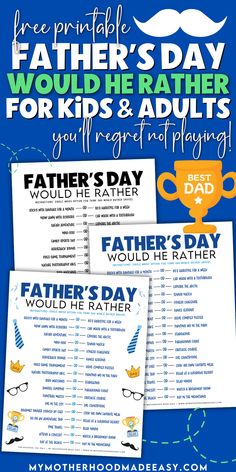 father's day poster with the words fathers day on it