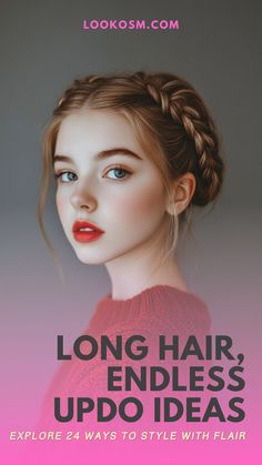 Long Hair, Endless Updo Ideas: Explore 24 ways to style with flair Free Hairstyles For Long Hair, Dance Class Hairstyles, Fancy Hairstyles For Long Hair, Hairstyles For Long Hair Braids, Hairstyling Tips, Free Hairstyles, Long Hair Fashion