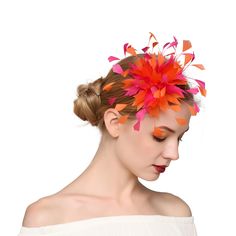 PRICES MAY VARY. Material: This classy looking fascinator is made of feather. Size: This nice fascinators for women measures 6.29"x6.29"x3.93" Type: This fascinator has the hair comb. Occasion: This fascinator hats for women is just the right accessory for Derby, Preakness event , Royal Wedding, Tea party, bridal shower, Cocktail, Church, etc. Tips: If the fascinator lost the best shape after shipping or wearing, Please use the steamer or hair dryer to help the fascinator back to the original st Tea Party Hats For Women, Diy Fascinator, Women Tea Party, Derby Fascinator, Special Event Dresses, Hats Women, Feather Wedding, Tea Party Hats, Wedding Fascinators