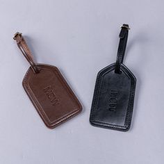 This personalized leather luggage tag is made from the same cow hide genuine leather as that on our bags, it's an ideal accessory for both business and leisure travelers, whether you're a frequent flyer or preparing for a special journey, this luggage tag is a refined addition that combines functionality with a personalized touch. The personalization is the emboss with name, initials or text on front, for the best look, max. 8 characters per line and I can do 2 lines. Size: 5"x3" PS: After addin Classic Leather Luggage Tag For Daily Use, Luxury Leather Travel Accessories Gift, Classic Brown Leather Luggage Tag, Leather Rectangular Luggage Tag For Travel, Classic Leather Luggage Tag, Everyday Rectangular Leather Luggage Tag, Classic Brown Luggage Tag For Travel, Leather Luggage Tag With Leather Patch, Rectangular Leather Luggage Tag With Leather Patch