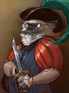 Tabaxi Noble, Humblewood Character Art, Ratfolk Dnd, Jester Dnd, Tabaxi Warlock, Cool Character Art, Anthropomorphic Characters, Place To Draw