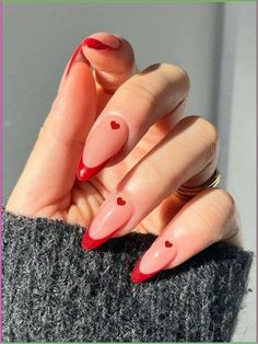 💖💅💖20+ Heart Nail Art Ideas You’ll Actually Want to Wear💖💅💖 Almond Nails Acrylic Design, Heart French Nails, Matte Vs Glossy Nails, Red Spring Nails, Mauve Nail Polish, Luxury Nail Art, Mauve Nails, Nail Polish Colors Fall, Fall Nail Polish