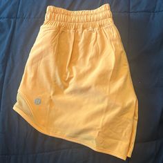 Lululemon Shorts Size 4 Never Worn Orangish Yellow Orange Lululemon Shorts Outfit, Orange Lululemon Shorts, Lululemon Outfit Fashion, Lululemon Shorts Outfit, Lulu Clothes, Gifts Wishlist, Orange Lululemon, Lululemon Outfit, Anna Claire