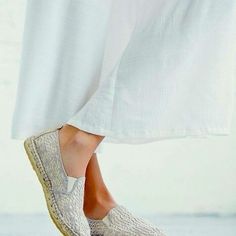 Free People Freeway Beige Crochet Espadrilles Size 37 / Us 6 Color Beige Nwob Beige Slip-on Espadrilles With Flat Heel, Spring Beige Slip-on Espadrilles, Beige Closed Toe Espadrilles With Textured Sole, Beige Lace-up Espadrilles With Woven Sole, Comfortable Slip-on Summer Espadrilles, Comfortable Espadrilles With Woven Sole And Round Toe, Comfortable Cream Espadrilles For Spring, Beige Closed Toe Espadrilles With Cushioned Footbed, Beige Cushioned Closed Toe Espadrilles