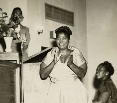 an old black and white photo of two women