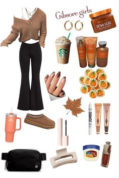 Cozy Shoes Aesthetic, Fall Outfit Ideas Comfy, Fall Inspo Outfits Aesthetic, Fall Clothes Ideas, Pumpkin Spice Outfit, Preppy Fall Outfits Aesthetic, Fall Outfits Layout, Fall Outfit Ideas For School, Fall Outfits Aesthetic 2024