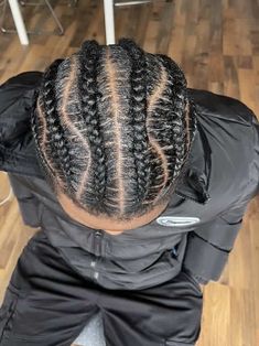 Braid Styles For Men With Fade, Black Men Braids Hairstyles, Black Cornrow Hairstyles, 8 Braids, Black Men Cornrows, Twist Hair Men, Natural Hair Men