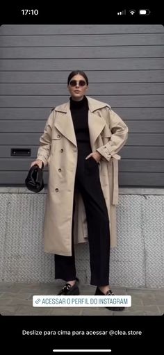 Trench Coat Outfit Elegant, Trench Coats Women Street Chic, Trent Coat Outfit, French Office Outfit, Euro Outfits, Trench Coat Outfit Fall, Trent Coat, Coat Outfit Casual