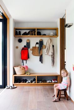 Bag Cupboard, Bush House, Cloak Room, Studio House, Hallway Entrance, Entry Ideas, Hallway Inspiration