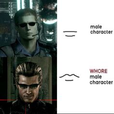 an image of two characters in the same video game, one is male and one is female