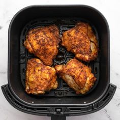 Cuisse de poulet air fryer croustillante et facile - poulet recettes