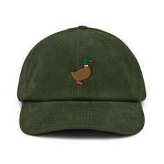 Waterfowl hunting (also called wildfowling or waterfowl shooting in the UK) is the practice of hunting ducks, geese, or other waterfowl for food and sport. Trendy cap for a modern outfit. The corduroy fabric has always stood the test of time thanks to its best qualities - softness, affordability and durability - and not only protects you from the sun, but is the perfect accessory for your casual or sporty outfit. * 100% cotton corduroy * Soft, unstructured crown * Cotton twill sweatband and tapi Joker Hat, Camping Hat, Embroidered Corduroy, Corduroy Hat, Dad Cap, Frog And Toad, Corduroy Fabric, Embroidered Hats, Dad Caps