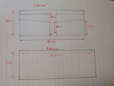 the diagram shows how to draw a room in two different sections, with measurements for each section