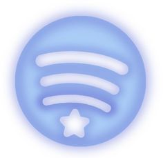 a blue circle with white lines and a star in the center is shown on a white background