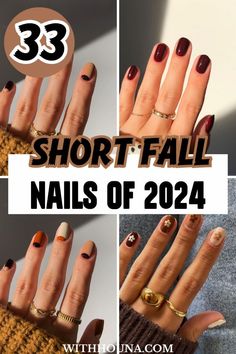 #fallnails #autumnnails #nailart #naildesigns #nailinspiration #nailsofinstagram #nailsoftheday #nailswag #nailgoals #nailtrends #nailfashion #nailaddict #naillove #nailstagram #nailspiration #nailsonfleek #nailstyle #nailpolish #nailobsessed #nailcommunity #nailjunkie #nailenvy #nailgamestrong #nailsonpoint #nailsofig #nailsoftheweek #nailsofthefall #nailsofautumn #nailsofseason #nailsoftheholidays #nailsofthedayfall Summer Fall Nails 2024, Short Nail Art Fall, Fall Diy Nails, Cute Short Nails Ideas Trends, Fall Inspo Nails Short, Summer To Fall Transition Nails Short, Short Nails Fall 2024, Transitional Fall Nails, Short Squoval Nails Fall