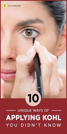 If you want to give your eyes a dramatic and appealing look, kajal works the best for you. But how to apply kajal perfectly? Check out this step-by-step guide. Apply Kajal, Moms Makeup, Eye Kajal, Khol Eyeliner, Maybelline Colossal, Kajal Pencil, Makeup Item