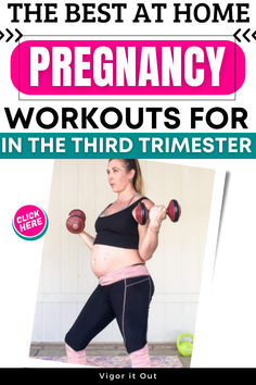 the best at home pregancy workouts for in the third trimester