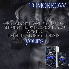 All Your Hate releases TOMORROW! Are you ready to experience Wynter & Bones’ journey of revenge and healing? Guaranteed happily ever after! 💙 dark romance 🖤 shibari 💙 lies & manipulation 🖤 revenge 💙 kïller couple 🖤 he falls instantly/is obsessed 💙 she saves herself 🖤 pierced peen & cervix smashing 💙 dúbcon & cnc 🖤 c0ckwarming & mind breaking 💙 she ties him up & makes him crawl * * * 🏷️ #darkromance #darkromancebooks #authorsofinstagram #bookstagrammer #newbooks #newbook #smutlo... Save Her, After Dark, Happily Ever After, Ever After, Revenge, New Books, Bones, Romance