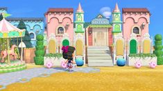 an animal crossing game is shown in this screenshot from the nintendo wii video game