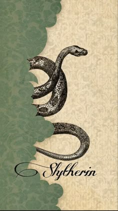 an image of a snake on the cover of a book with words written below it