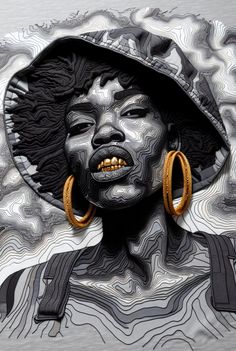 Black Body Art, Black Music Art, Black People Art, Culture Wall, Hip Hop Artwork, African Wall Art