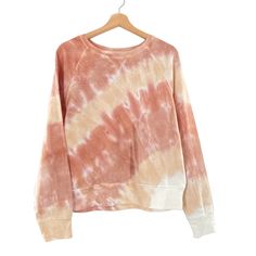 Abound Tie Dye Sweatshirt Crew Pullover In Mocha Brown. Pal2500 Neutral Tie Dye, White Cropped Sweatshirt, Tie Dye Crewneck Sweatshirts, Tie Dye Party, Dye Sweatshirt, Cozy Pullover, Tie Dye Sweatshirt, Mocha Brown, Striped Hoodie