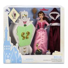 the princess and the frog doll set is in its box