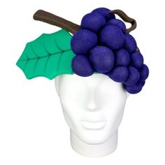 "Get this Awesome Grapes Headband Today! This Grapes Headband will definitely make you stand out at your next Party, Wedding, Corporate Event, Birthday, Quinceanera, or Halloween Party! Product Details: ✓Made in the USA ✓Handmade ✓High Quality Foam ✓One Size Fits Most ✓Customizable to your preferences \"This is where your party starts\". Give your next party a new life and rediscover your youth with Foam Party Hats. Foam Party Hats Guarantee At Foam Party Hats we believe our hats help bring a ne Adjustable Novelty Headband Costume Hats, Adjustable Novelty Costume Headband, Fun Adjustable Headband, Novelty Adjustable Headband For Costumes, Blue Novelty Costume Accessories Adjustable, Fun Adjustable Costume Headband, Adjustable Novelty Headband For Costumes, Novelty Blue Adjustable Costume Accessories, Blue Adjustable Novelty Costume Accessories