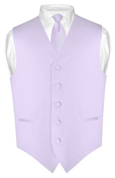 Lavender Purple Dress Vest and Skinny Neck Tie. Vesuvio Napoli Mens Solid Color Vest And Narrow NeckTie Set. Lavender Quinceanera Ideas, Chambelan Outfits, Vest For Men Wedding, Chambelanes Outfits, Burgundy Color Dress, Lavender Quinceanera Dresses, Lavender Quinceanera, Purple Tuxedo, Purple Sweet 16