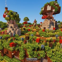 🌹a cottagecore mushroom village for your minecraft world🌿🥰 #cottagecoreminecraft #cottagecore #cottage #minecraftcottage #minecraftaesthetic #aesthetic #aestheticminecraft #fairycore #frogcrafting Aesthetic Minecraft Builds, Cottagecore Minecraft, Cottagecore Mushroom, Minecraft Cottage, Cottage Core, Minecraft, Stuffed Mushrooms, Cottage, Building