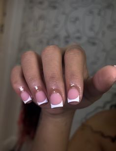 French Tip Shorties, French Tip Overlay, Overlay Nails, 2023 Nails, Nail Board, American Hairstyles