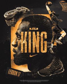 a poster for the upcoming king basketball game featuring lebron jones and his team mates