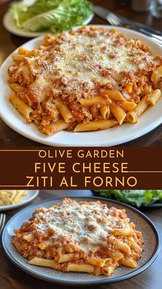 Pasta Recipes: Olive Garden Five Cheese Ziti Al Forno Five Cheese Ziti Olive Garden, Olive Garden Five Cheese Ziti, Five Cheese Ziti Al Forno, Cheese Ziti, Ziti Al Forno, Five Cheese Ziti, Creamy Cheesy Pasta, Olive Garden Pasta, Apple Blondies